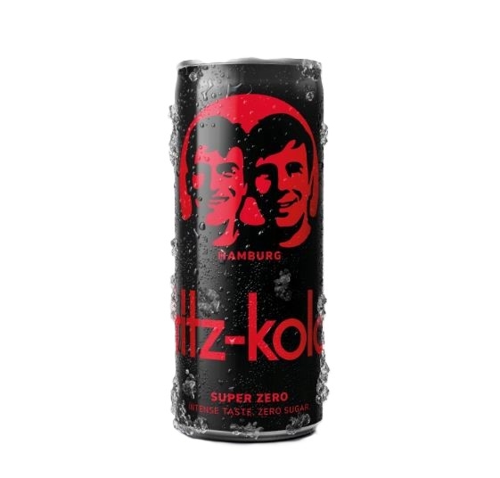 Fritz-Kola Zero   (0,33lt - 1 x 24 Dose, 110/Pal)