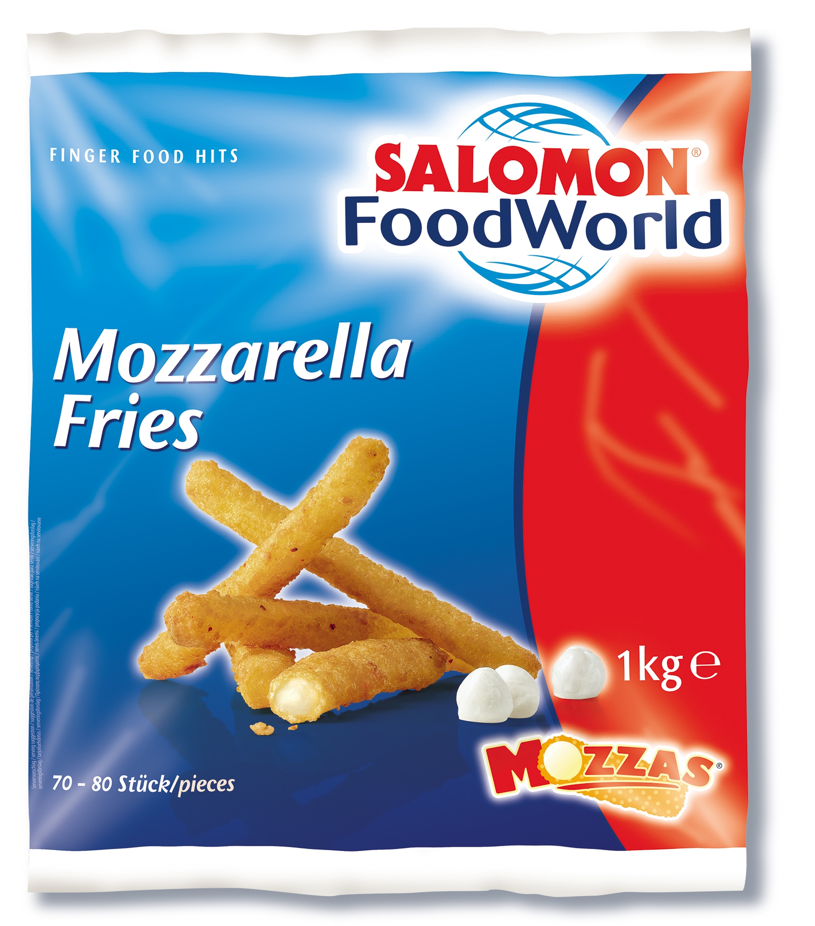 TK - SALOMON Mozzarella Fries (1 kg/Sack)6#