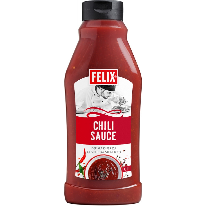 "Felix" Chili Sauce (1,1 lt/Flasche)