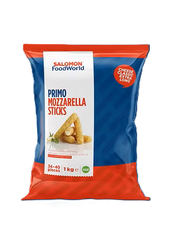 TK - PRIMO SALOMON Mozzarella Sticks(1kg/Pack,6/#)