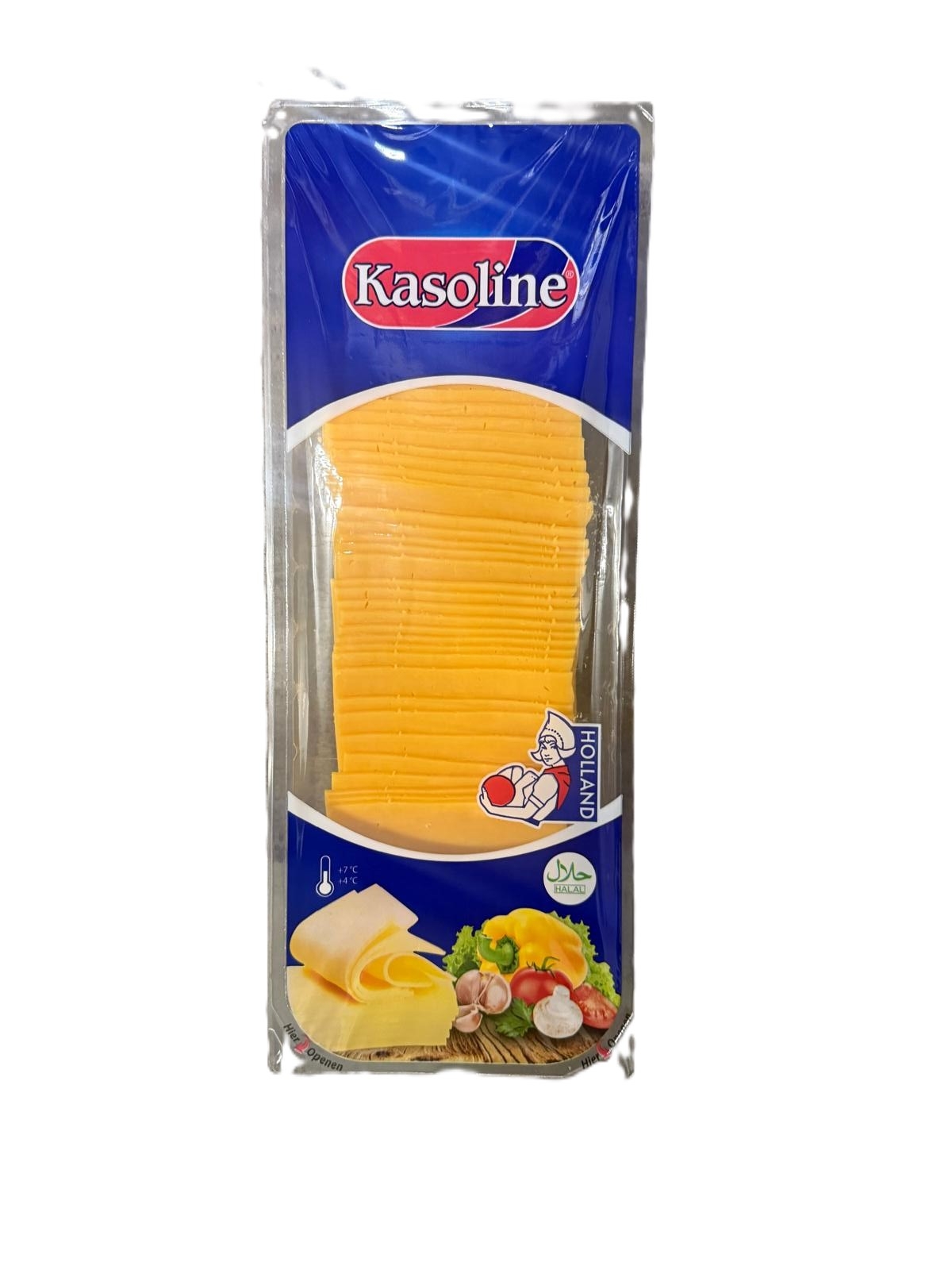 "Kasoline" Cheddar Käse Rot Scheiben (1 kg/Pack)#6