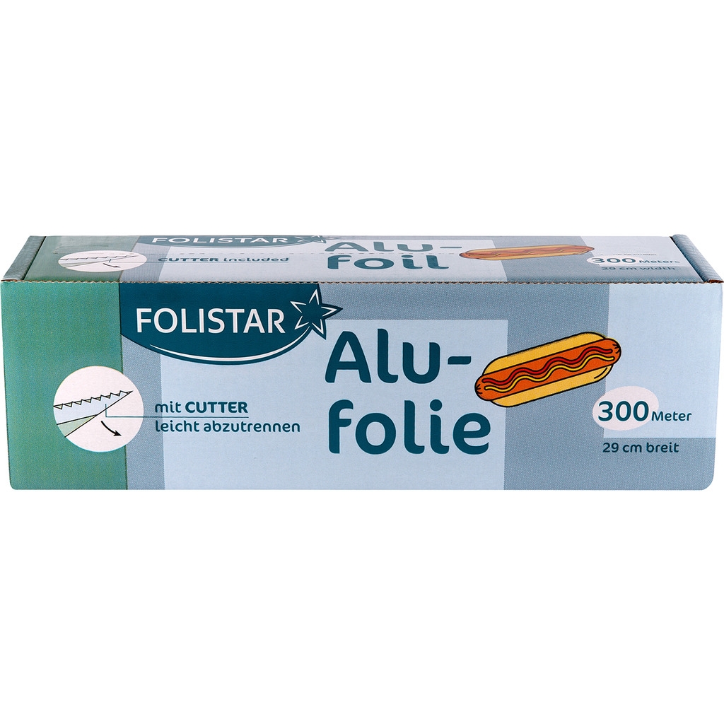 "Folistar" Alufolie (44 x 200 Lfm mit Box)