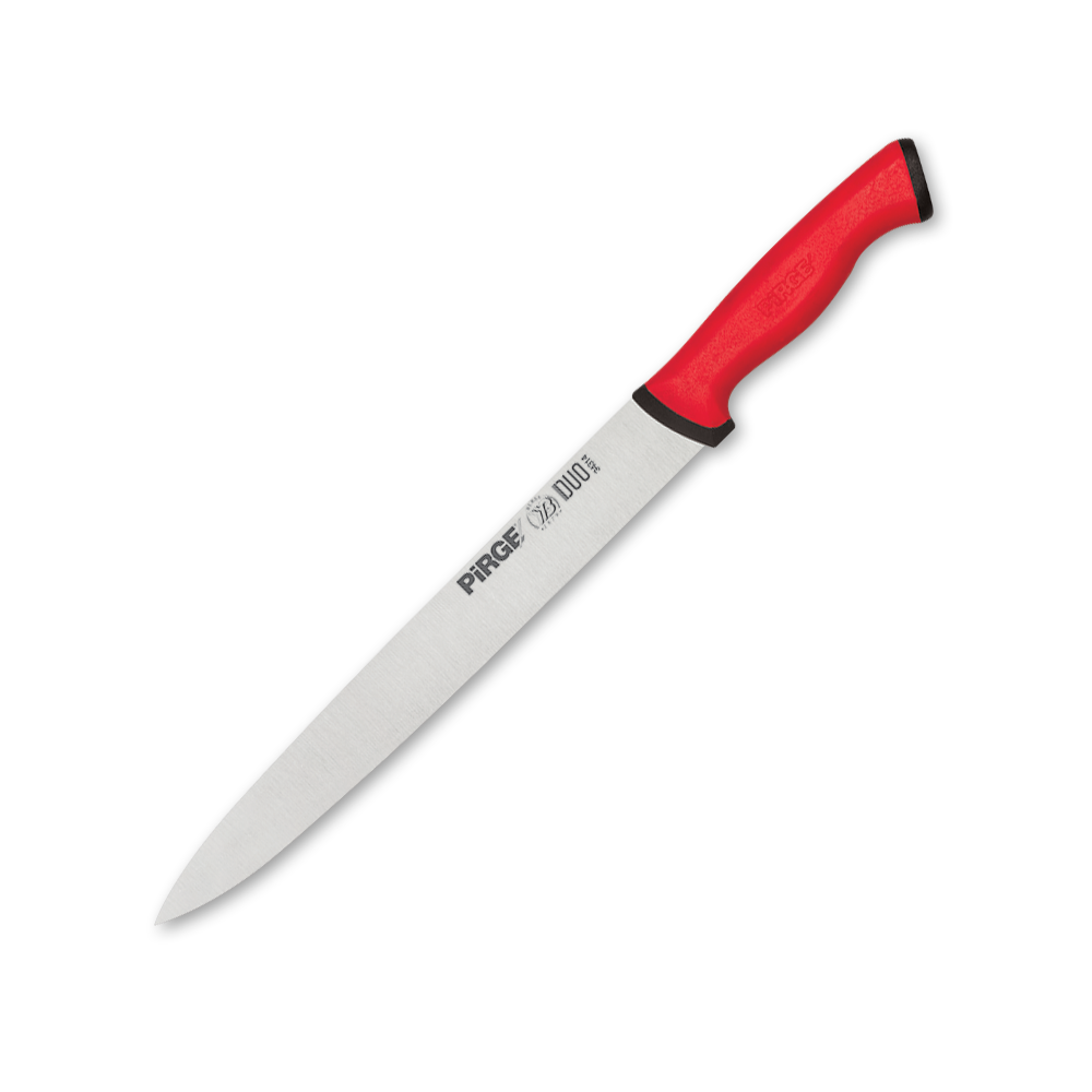 "Pirge" Duo-Schneidemesser 25cm Rotengriff