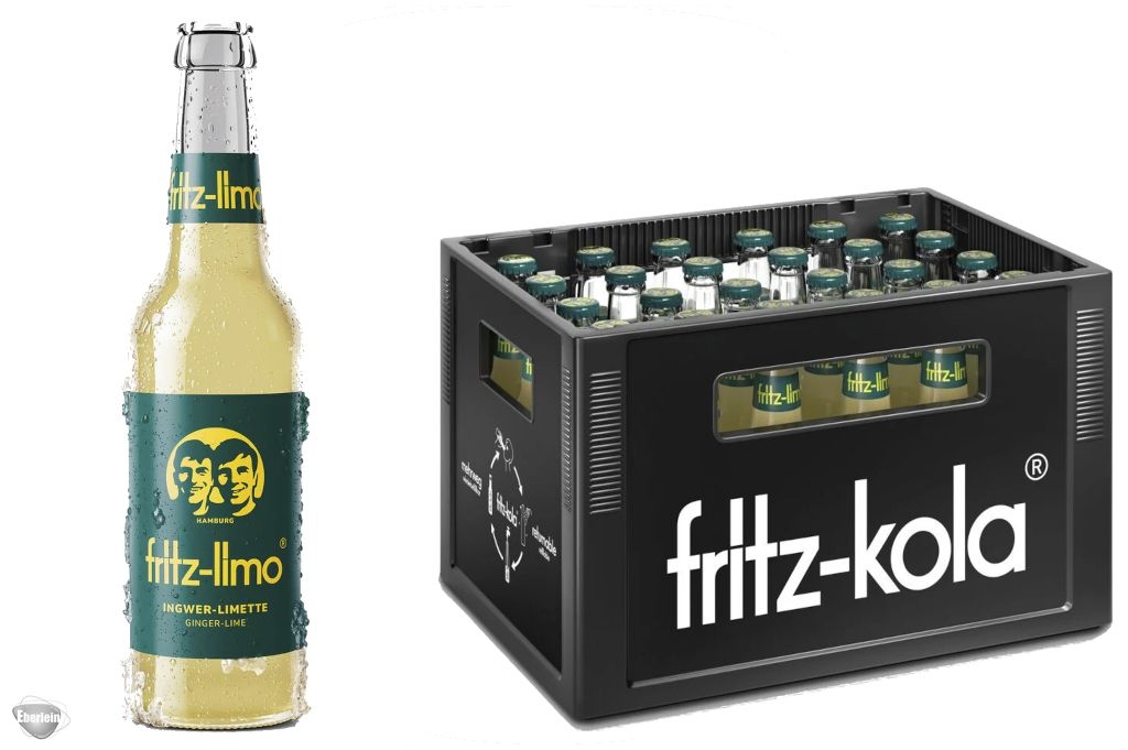 Fritz Limo Ingwer-Limette (0,33 lt, 1x24 Fl.)