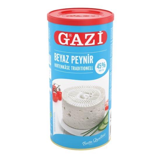 "Gazi" Weisskäse 45% Fett (800gr/Dose, 6/#)