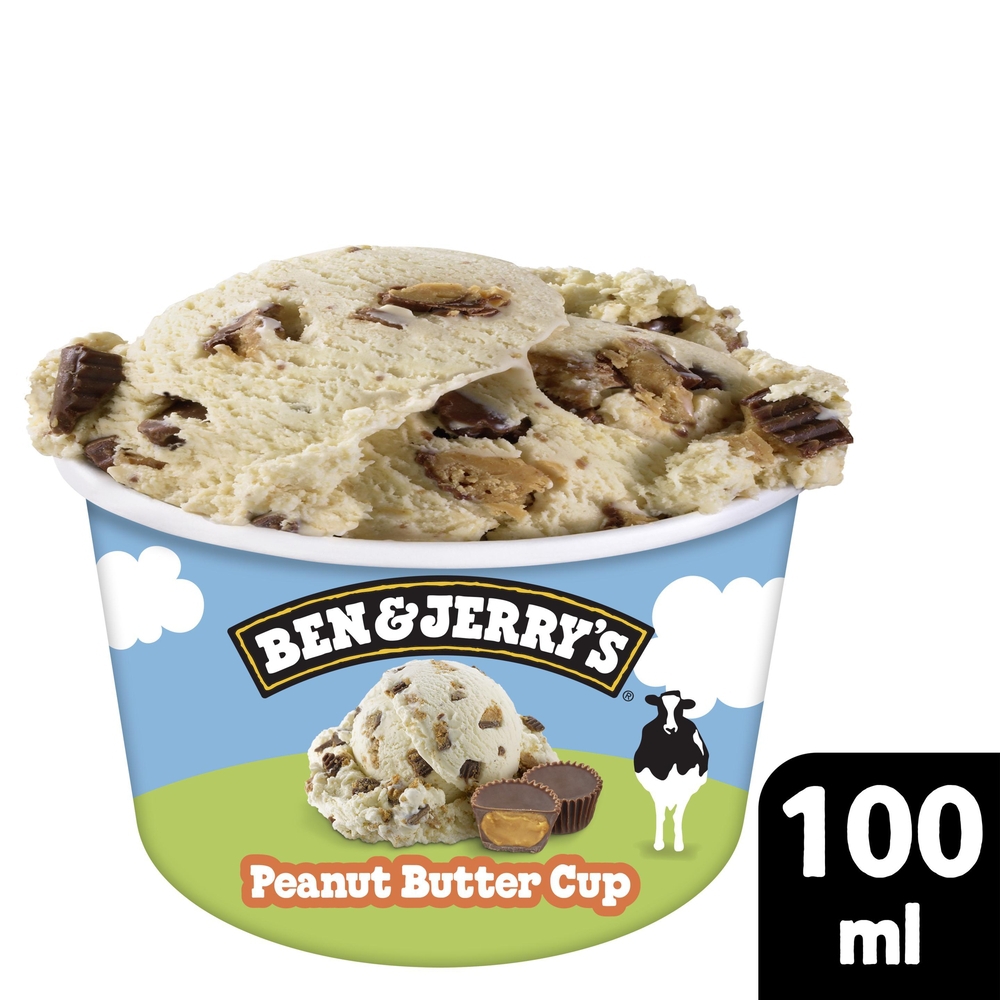 Ben Jerry Peanut Butter Cup 100 ml (1x 12 stk/Krt)