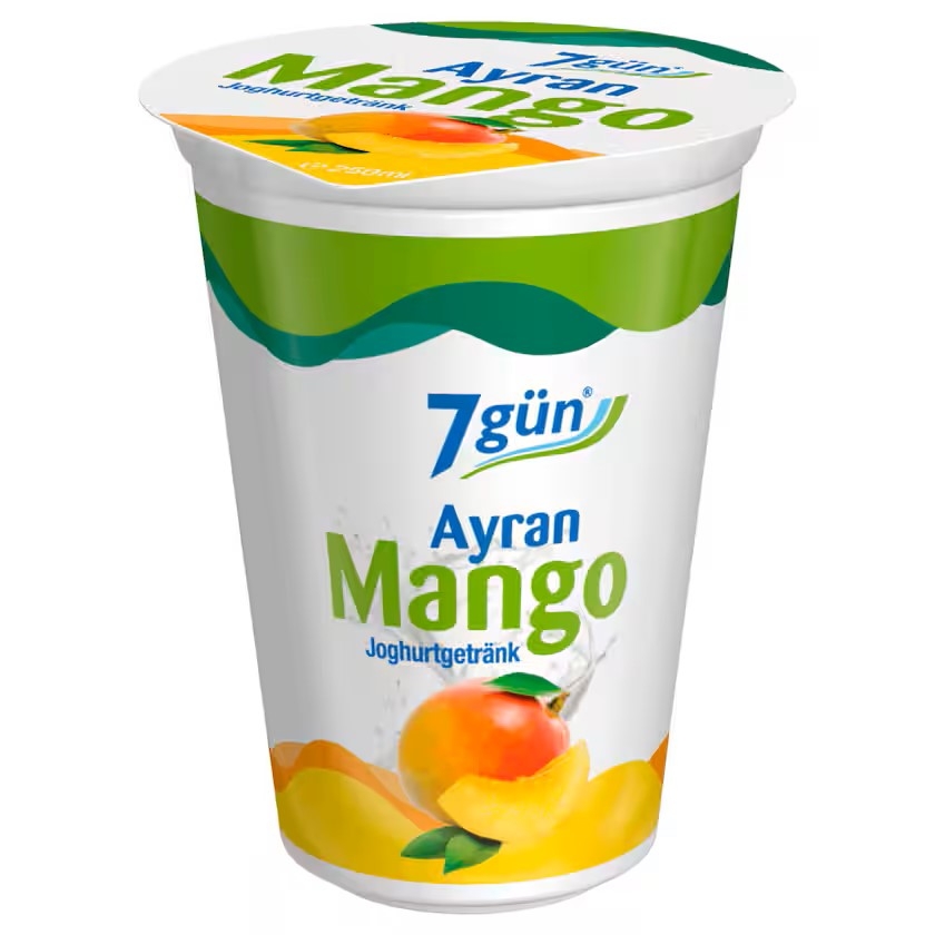 "7GÜN" Ayran Mango  (0,20 lt/Becher, 20stk/Krt)