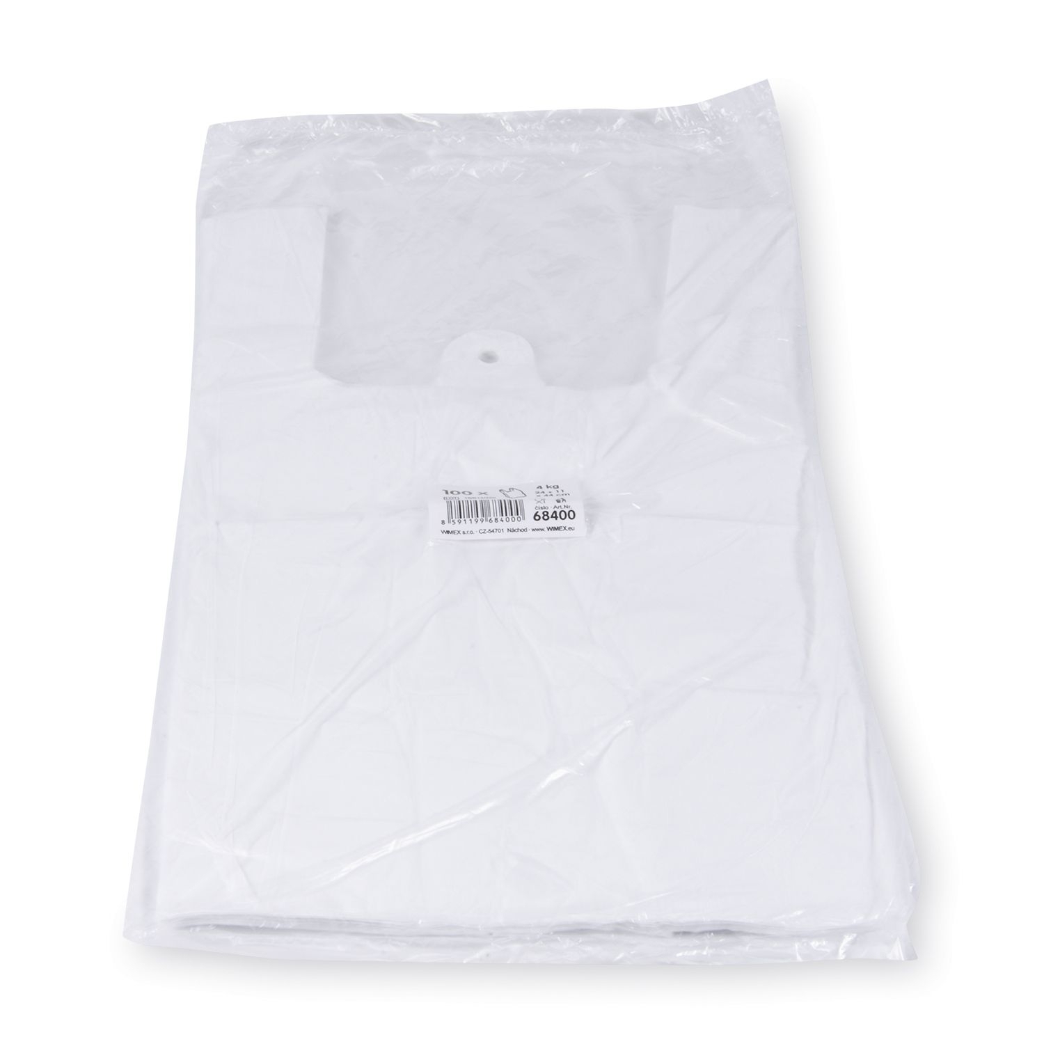 Biologische Tragetasche (220+140x380mm, 5kg/Krt)