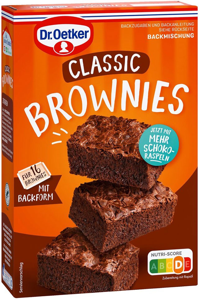 Dr. Oetker Brownies 450 gr.  (1 x 8 stk / Krt)