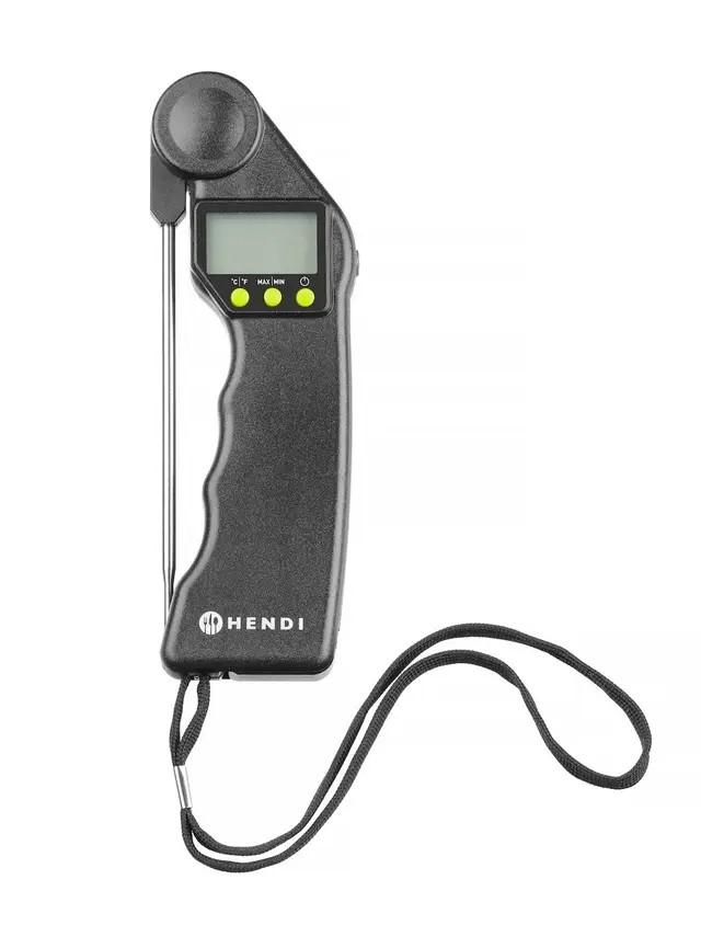 "HENDI" Digitales Thermometer mit klappbarer Sonde