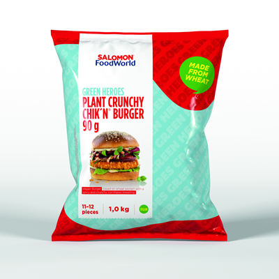 TK - SALOMON Green Chik´n Burger 90 gr(1kg/Sack)3#