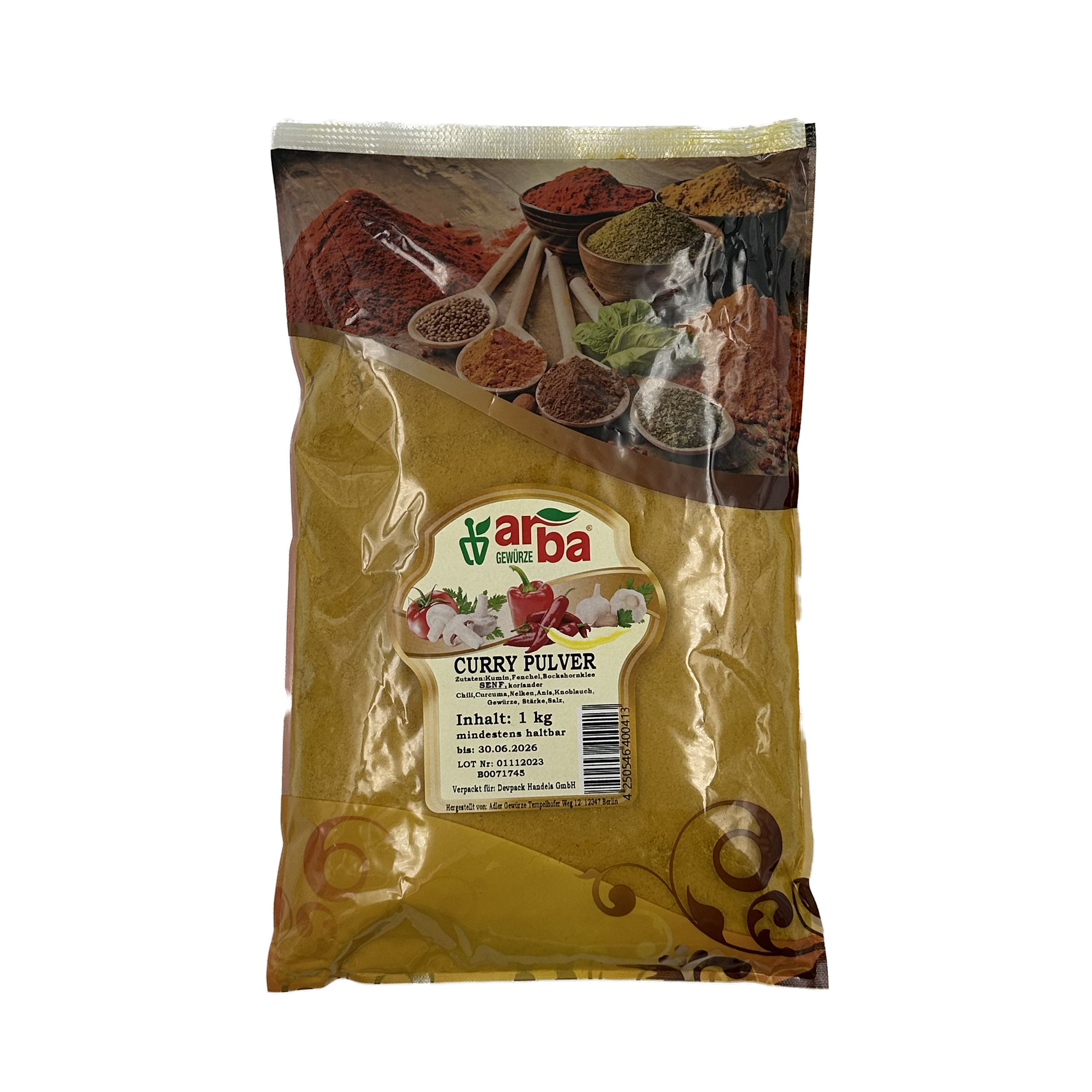 "Arba" - Curcuma Gemahlen (1 kg/sack)