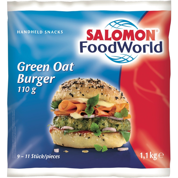 TK - SALOMON Green Oat Burger 110gr (1,1kg/Sack)