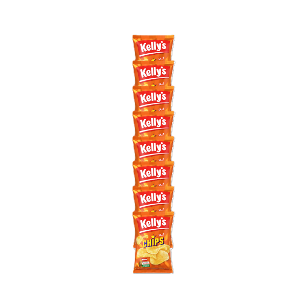 Kelly`s Chips Classic Salted Streifen(8x35gr)
