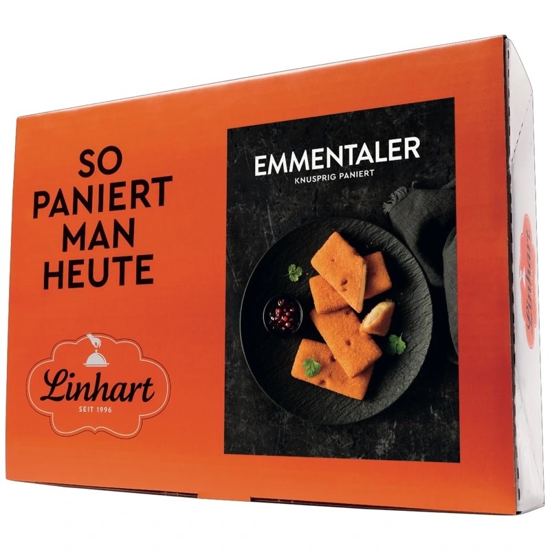 TK - "LINHART" EMMENTALER Käse Gebacken (4 kg/krt)