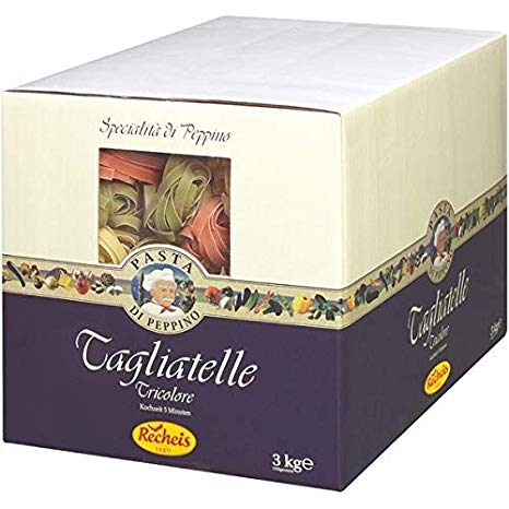 "Peppino" Tagliatelle Tricolore (3 kg/Karton)