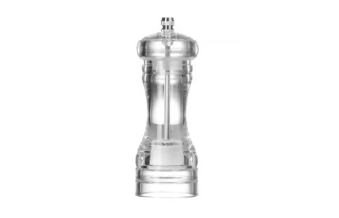 "HENDI" Acryl-Pfeffmühle, Transparent, 50x(H)140mm