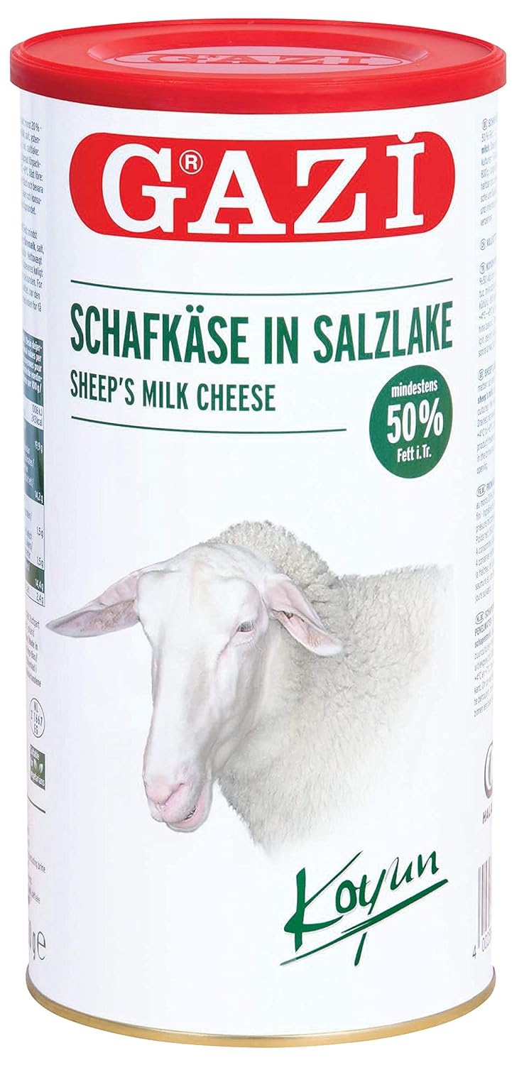 "Gazi" Schafkäse 50% Fett (800gr/Dose, 6/#)