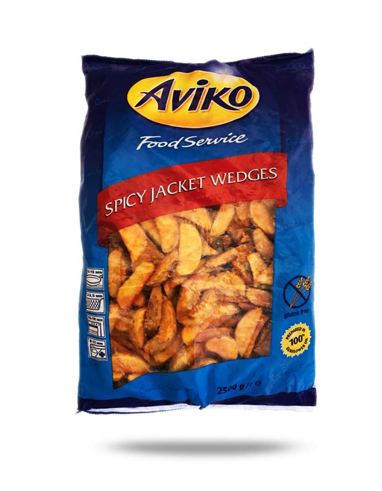 TK - Aviko Spicy Wedges (2,5 kg/sack, #10kg)