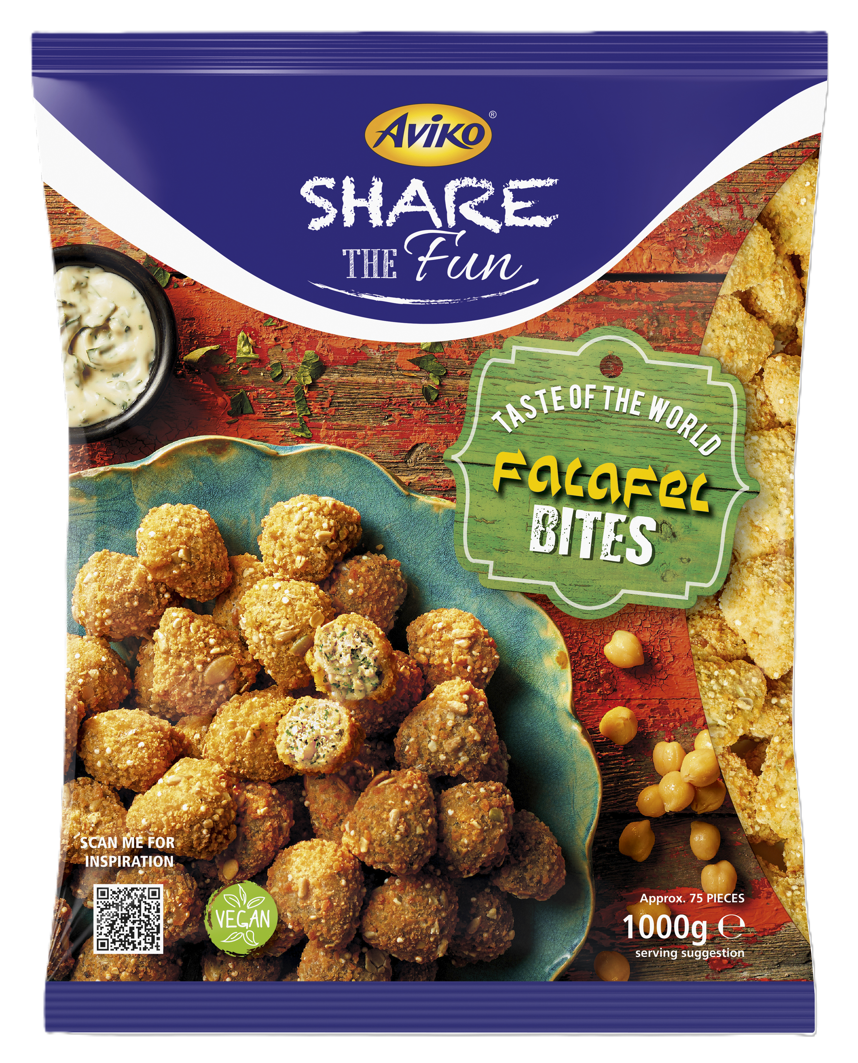 TK - Aviko Falafel Bites  (1 kg/Sack, #3kg)