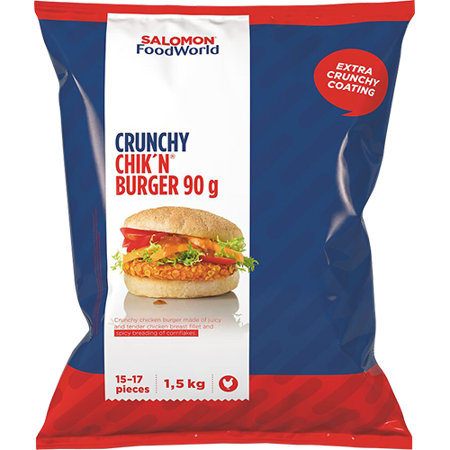 TK - Crunchy Chik`n Burger 90gr (1,5 kg/Sack, 4#)