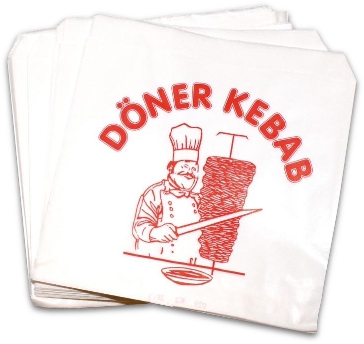 "BurgerKuhnst"Tüte Braun (fettdicht,2000 Stk/Pack)