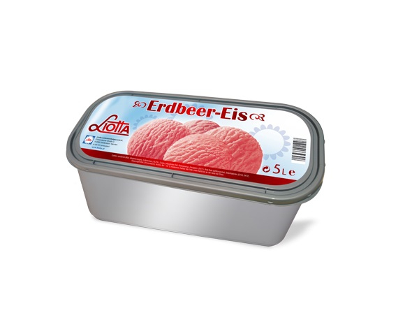 TK - "Liotta" Erdbeer Eis (5 lt/Wanne)