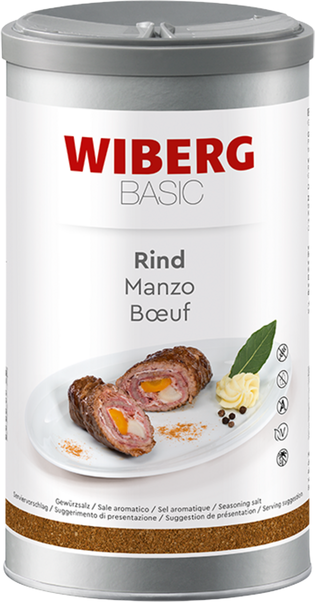 "WIBERG" Rind   Gewürzsalz (1200ml/Dose)