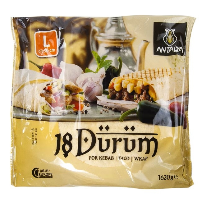 "Antalya" Dürüm (Kal.90g,Ø 30cm, 18stk/Pack, 6#)