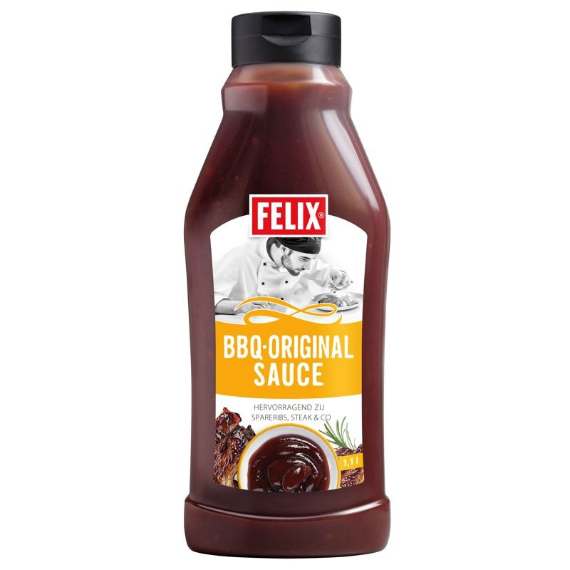 "Felix" BBQ Original Sauce (1,1lt/Flasche)