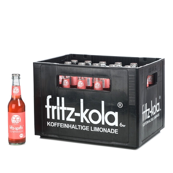 Fritz Spritz Bio-Rhabarberschorle (0,33lt,1x24 Fl)