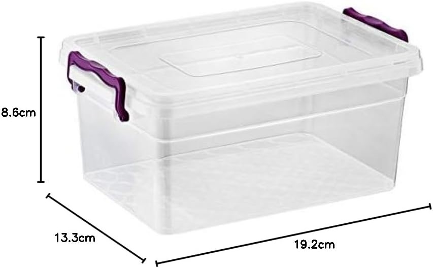 "Asude" Transparent Box 30L. mit Deckel