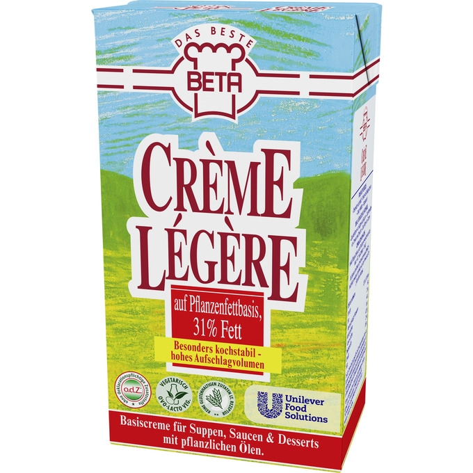 Creme Legere Beta (1 lt/pack) 8stk#