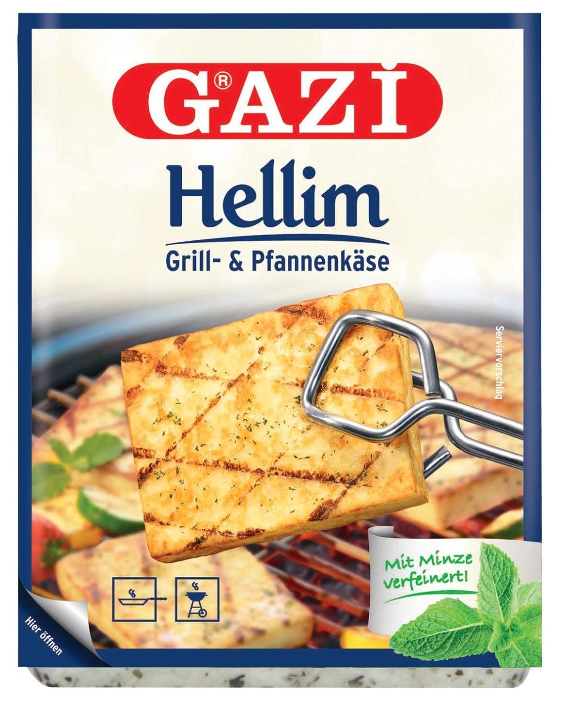 "Gazi"Hellim Grillkäse(45 % Fett 250 gr./Pack 10#)