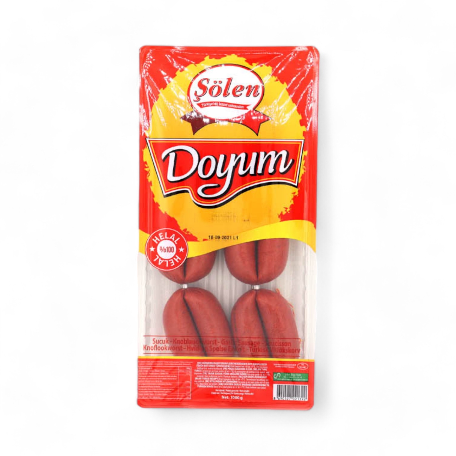 "Sölen" Doyum Parmak Sucuk (1kg/pack,9#)