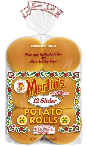 TK - Martins Potato Roll 4 Inch (5x12 Stk/Karton)