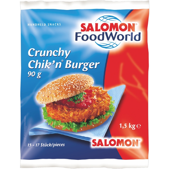 TK - Crunchy Chik`n Burger 90 gr (1,5 kg/Sack)