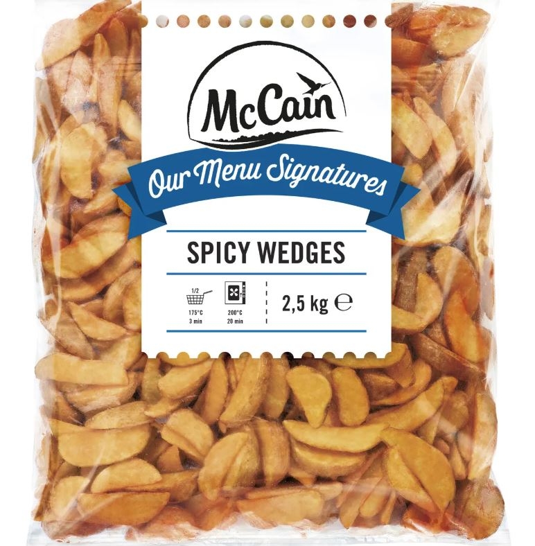 TK - McCain Spicy Wedges (2,5 kg Sack, #12,5kg)