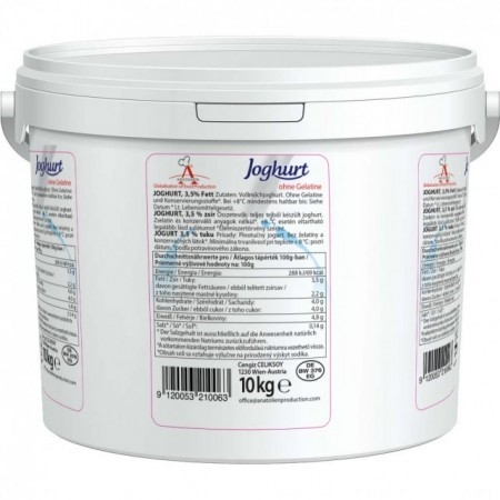 "Anatolien" Joghurt 3,5% (10 kg/Kübel)