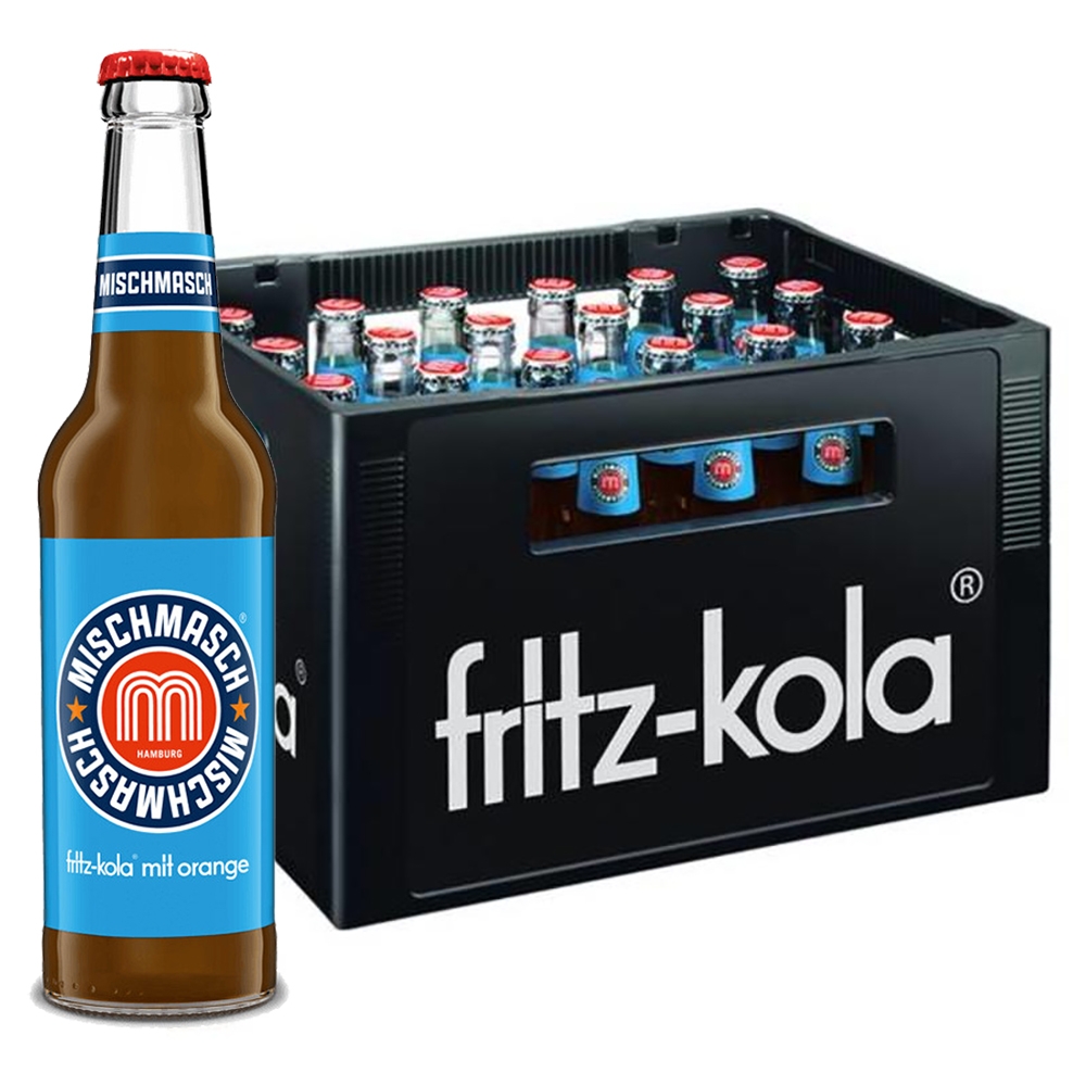 Fritz Kola Mix Kola&Orange (0,33 lt, 1x24 Fl.)
