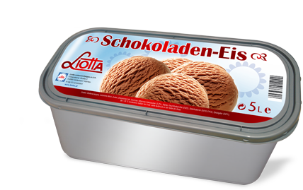 TK - "Liotta" Schokolade Eis (5 lt/Wanne)