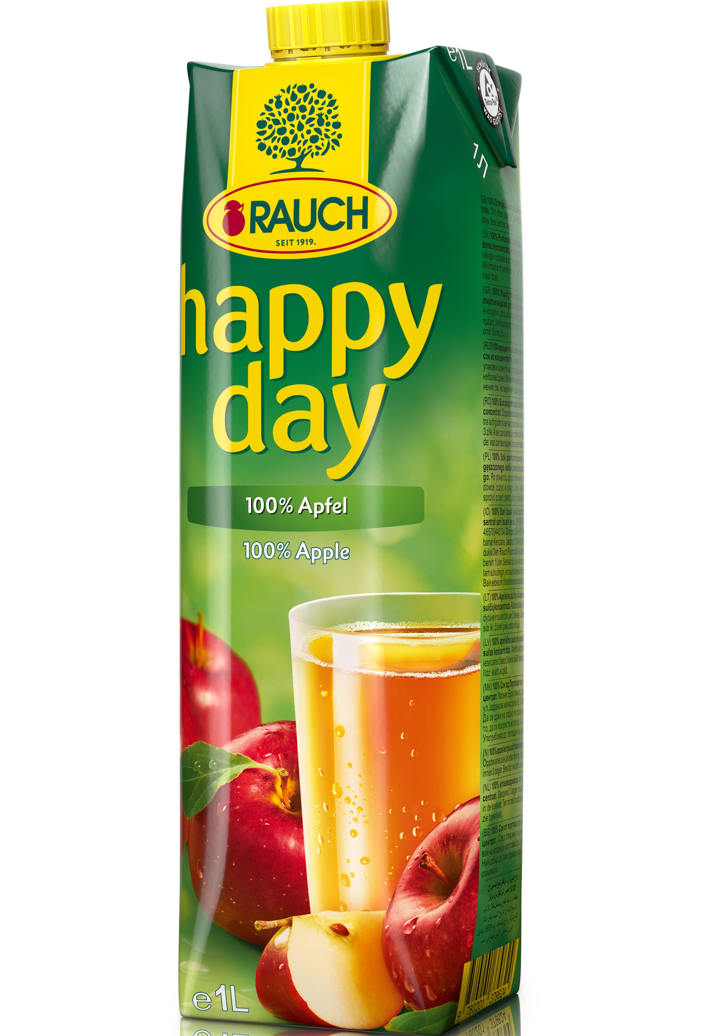 "Rauch" Happy Day Apfelsaft (1 Liter/Pack)