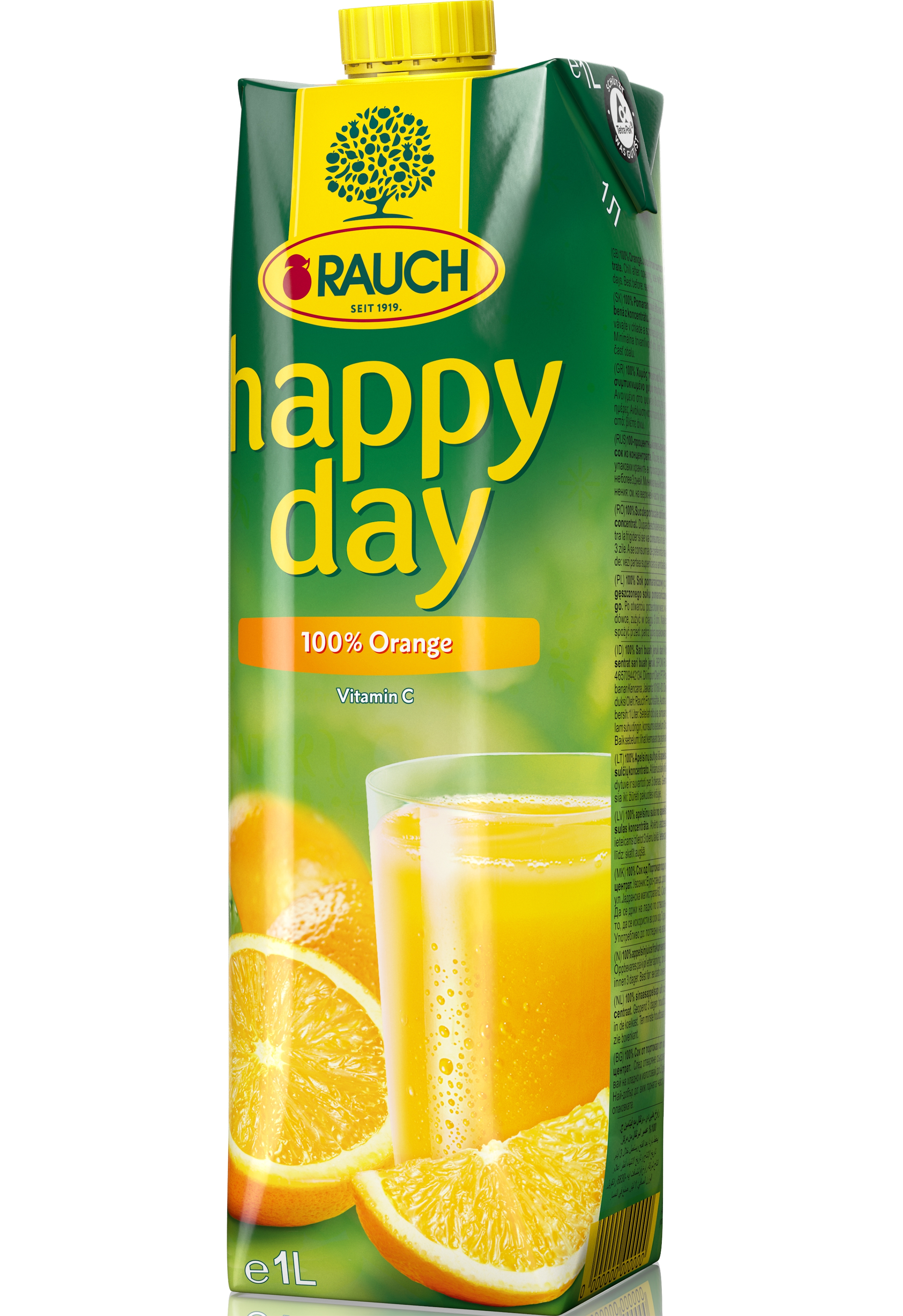 "Rauch" Happy Day Orangensaft (1 Liter/Pack)