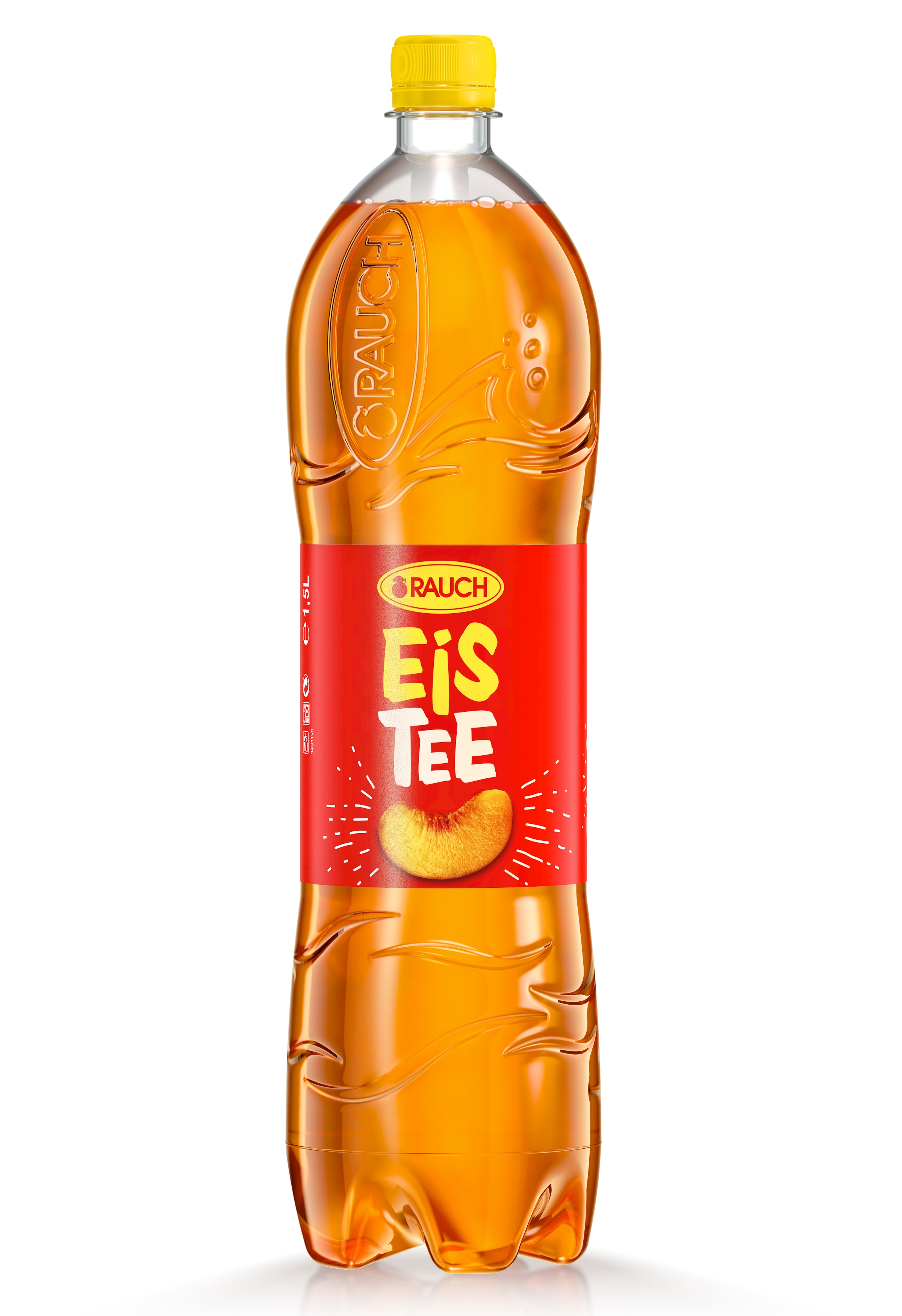 "Rauch" Eistee Pfirsich (1,5 lt - 1 x 6 Flasche)