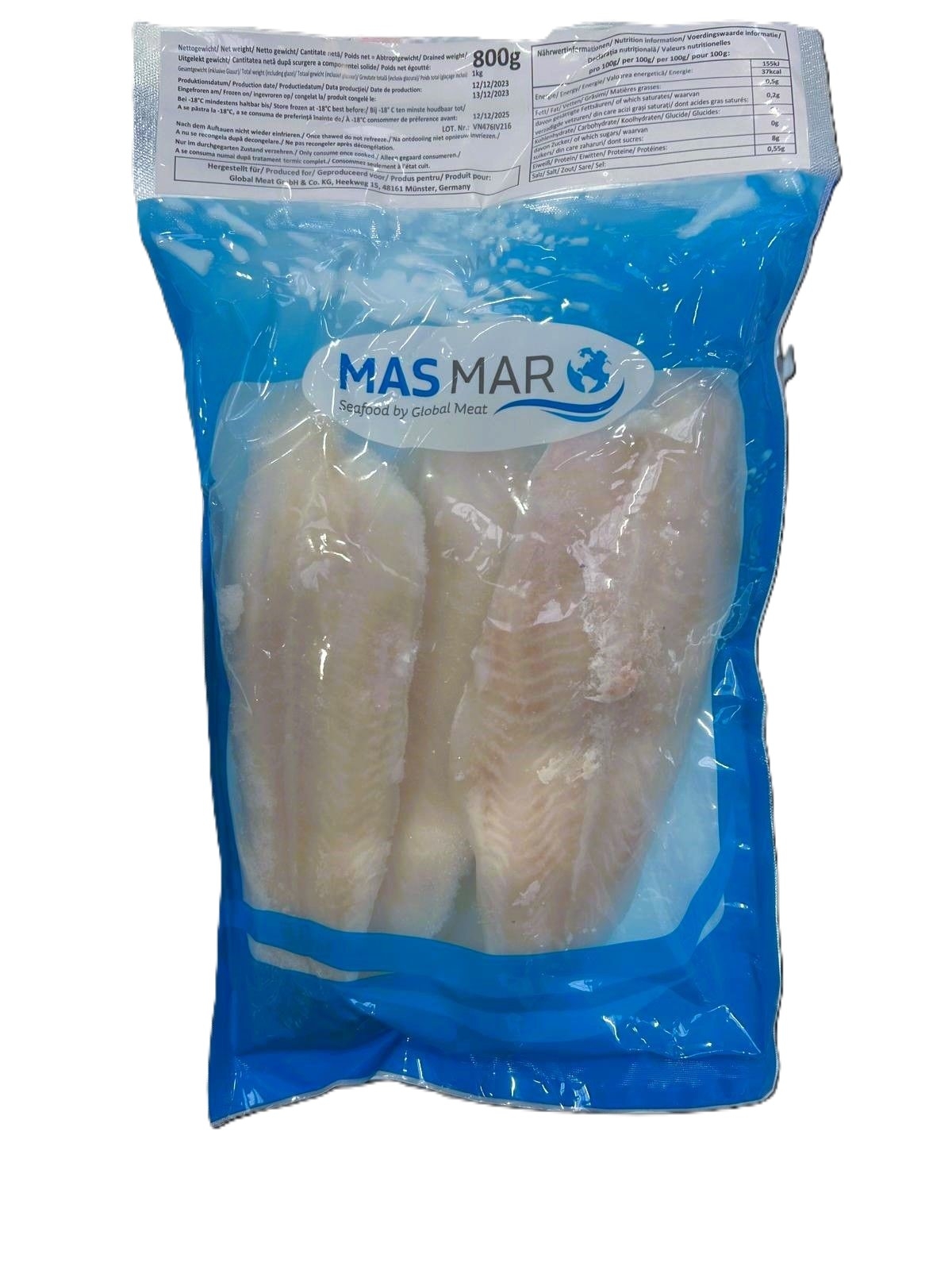 TK - Pangasiusfilet (170-220 gr, 1 kg/sack )