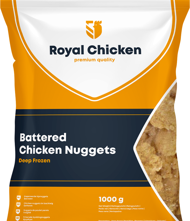 "Royal" Battered Hähnchen Nuggets (1 kg/Sack)