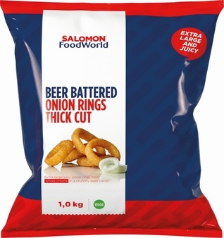 TK - SALOMON Beer Battered Onion Rings(1kg/Sack)6#