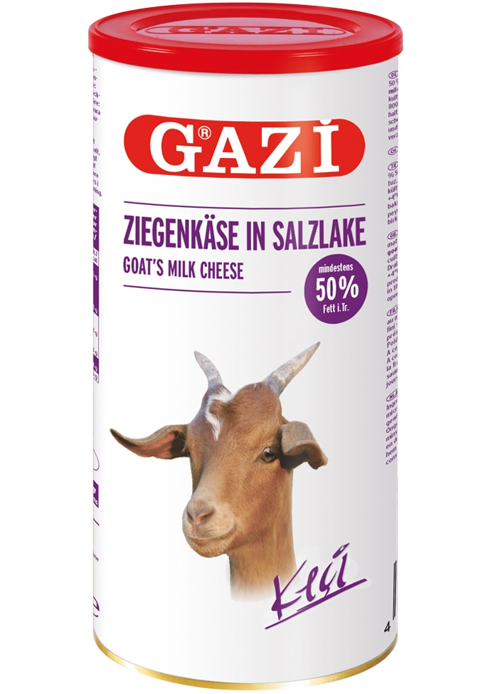 "Gazi" Ziegenkäse 50% Fett (800 gr/Dose)